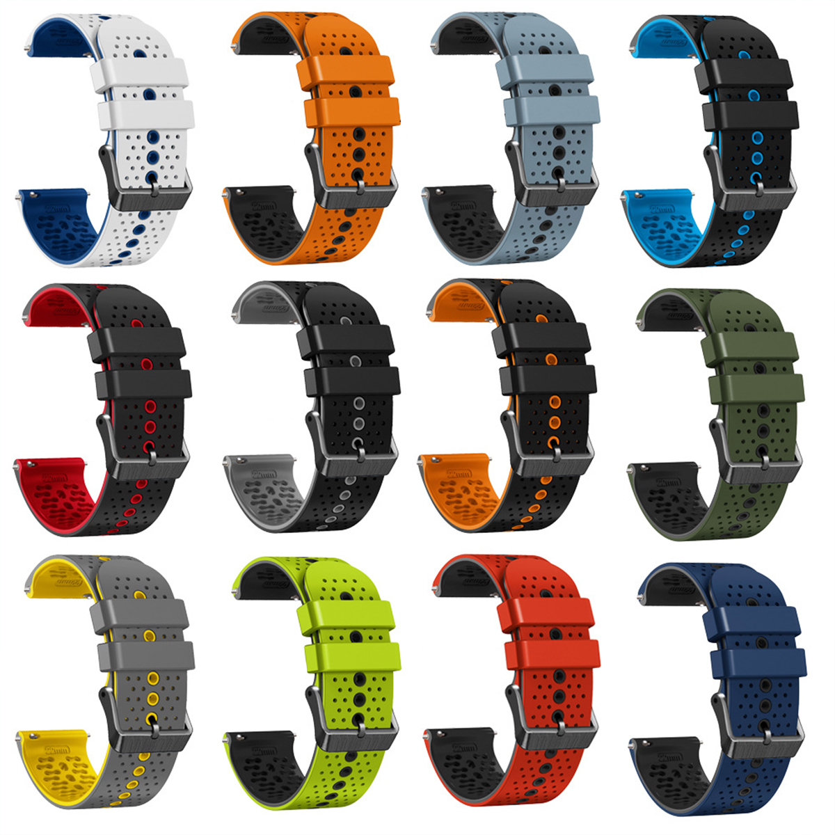 22mm Watch Strap For Huawei Wa - Silicone Watch Band 22Mm のレビューと価格