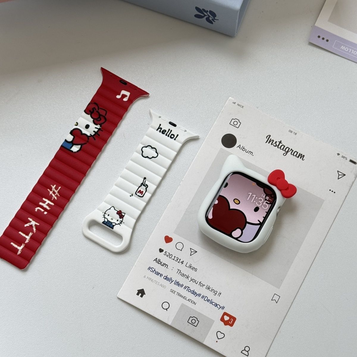 Anime Sanrio Hello Kitty Kurom - Silicone Band Women のレビューと価格