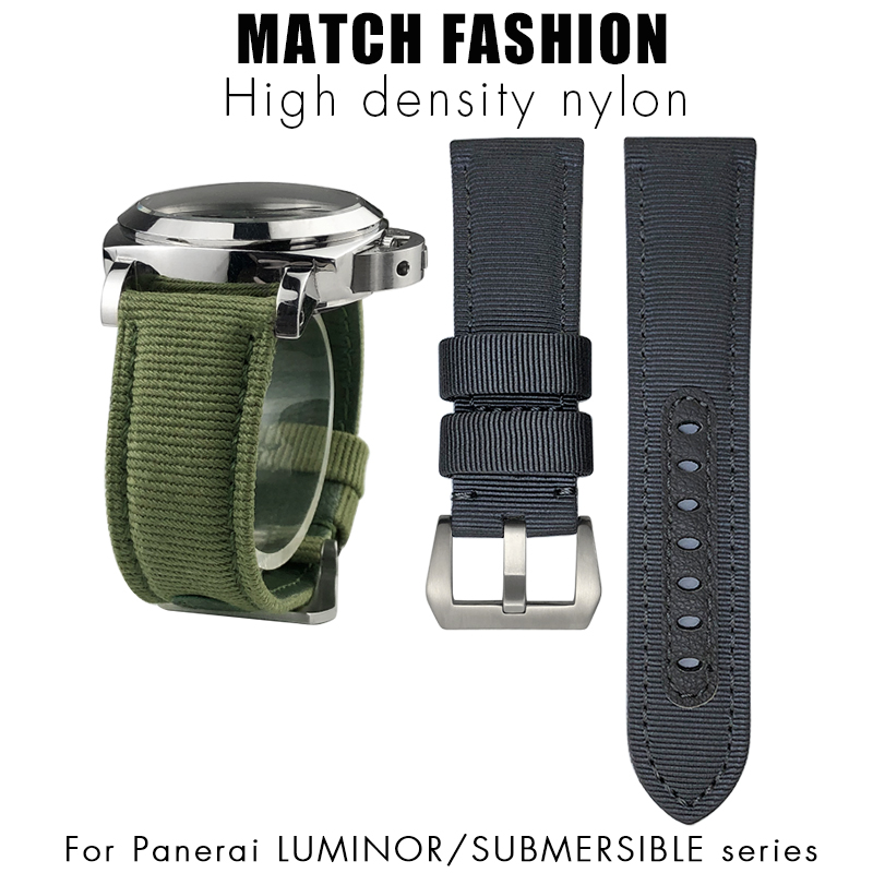 for Panerai 24mm New Nylon Wat - Canvas Strap Watch のレビューと価格