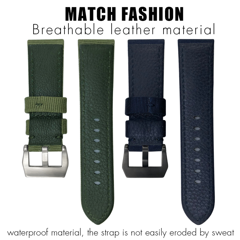 for Panerai 24mm New Nylon Wat - Canvas Strap Watch のレビューと価格