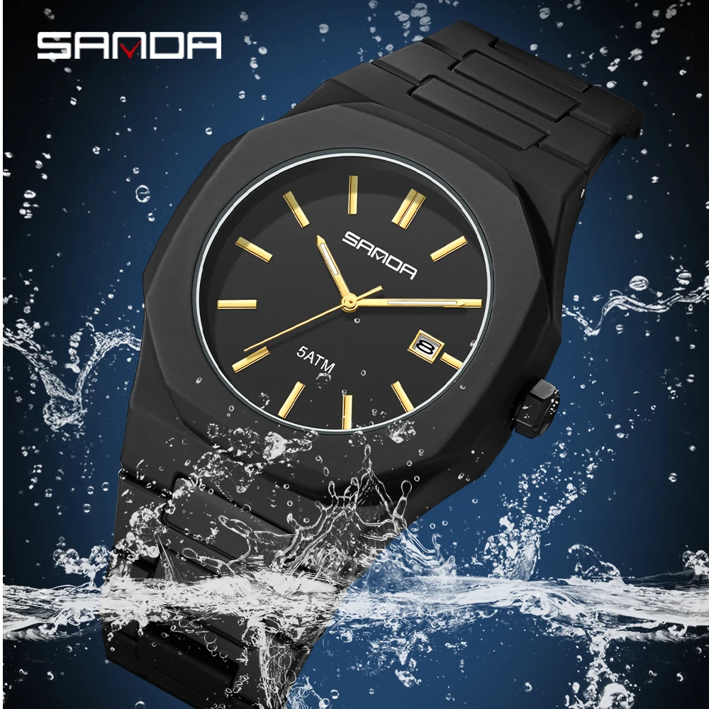 2025 SANDA Fashion Men's and W - Rubber Strap Diver のレビューと価格