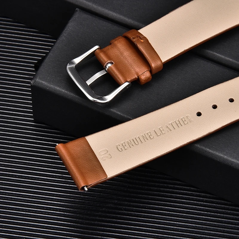 Ultra-thin Calfskin Leather Wa - Rubber Strap Diver のレビューと価格