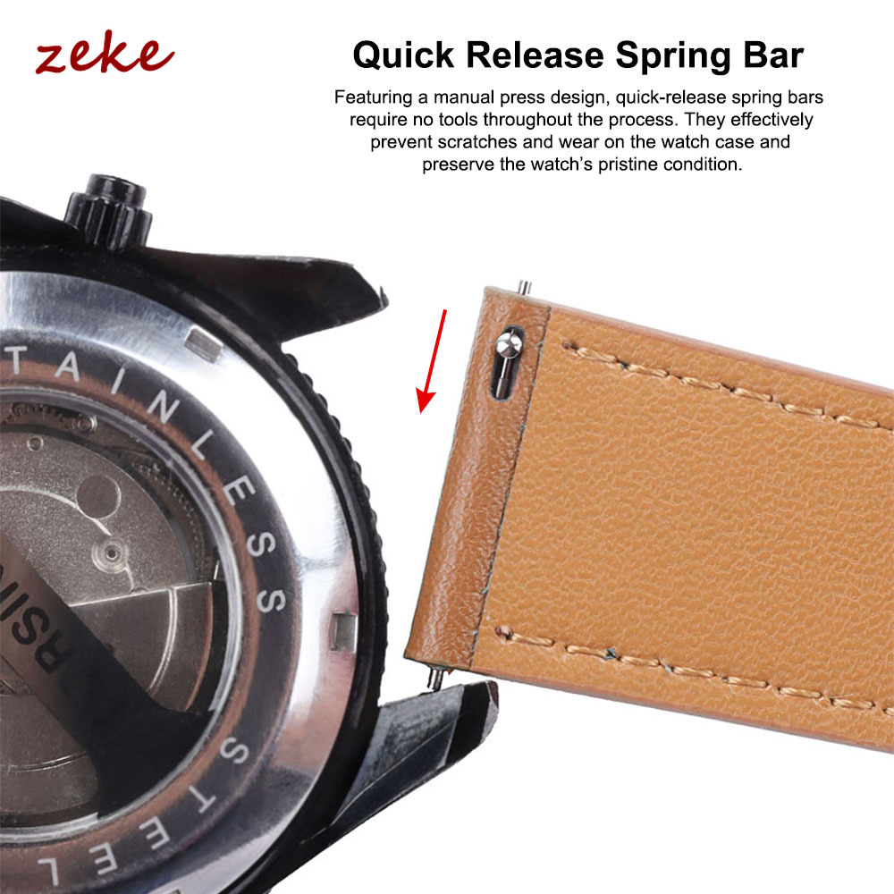Pu Leather Strap 20mm 22mm for - Leather Strap Quick Release のレビューと価格
