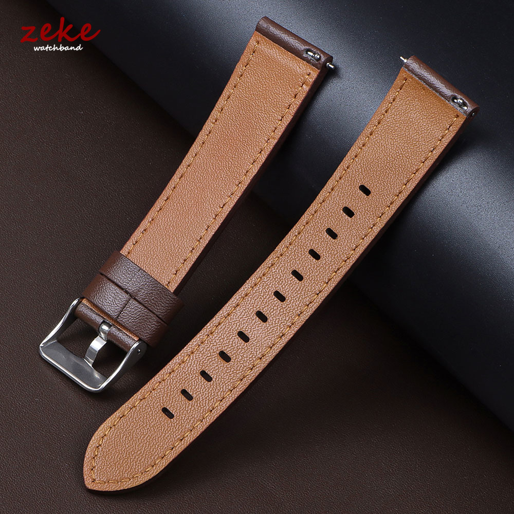 Pu Leather Strap 20mm 22mm for - Leather Strap Quick Release のレビューと価格