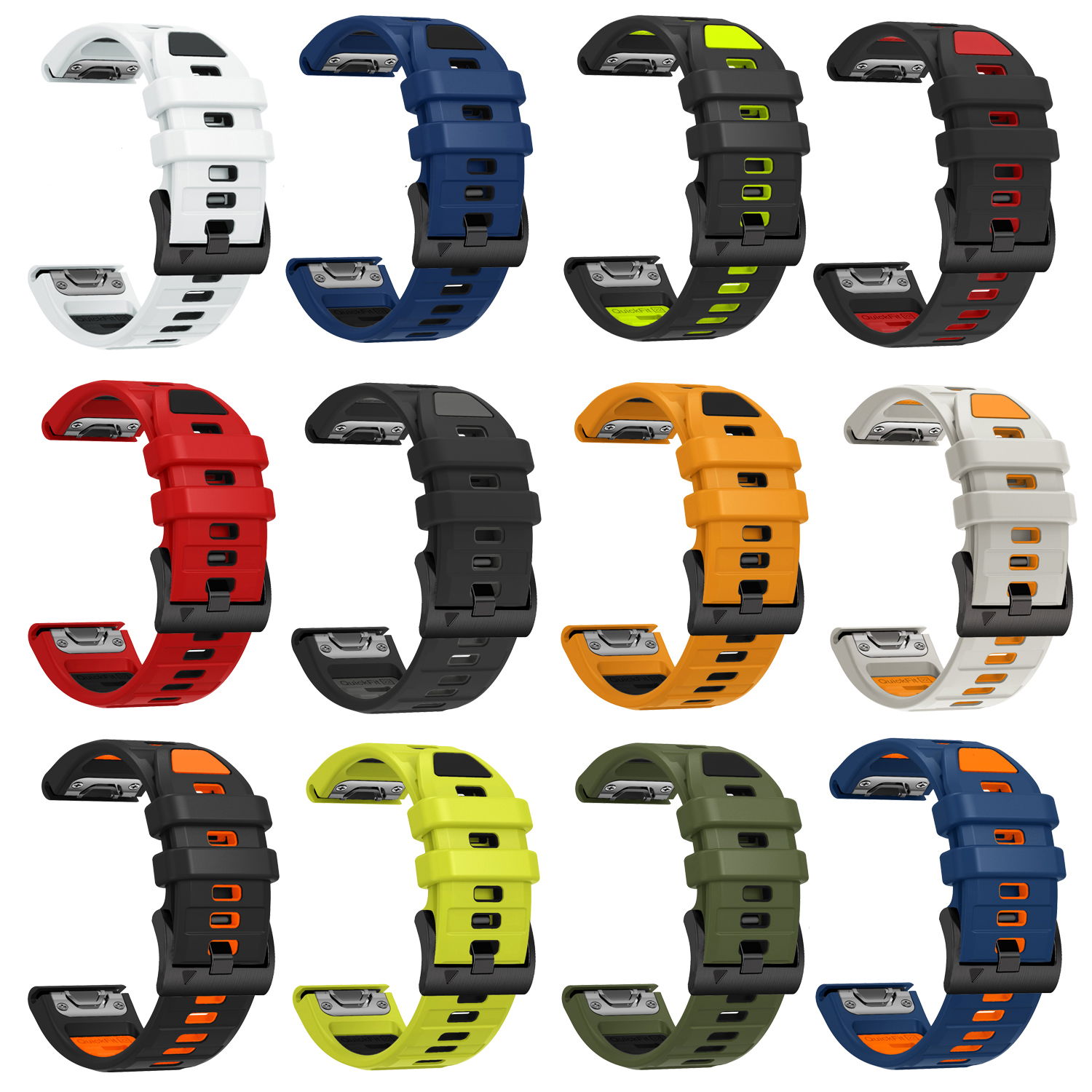 Fenix E 47mm Official QuickFit - Silicone Watch Band 22Mm のレビューと価格