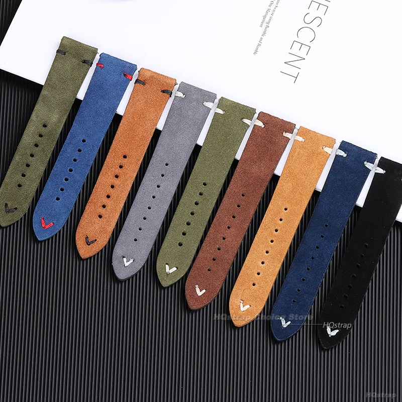 18mm 20mm 22mm High Quality Su - Suede Strap Watch のレビューと価格